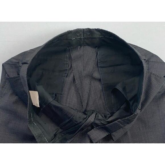 Hugo Boss James Brown US Flat Front Wool Dress Pants, Slacks. Check, 34X34.5 EUC - Picture 7 of 12